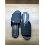 Chinelo Moleca Rasteira Feminina Preto