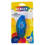 FITA CORRETIVA 6M ACRILEX CAPA AZUL