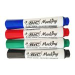 KIT BIC MARC. QUADRO BRANCO C/ 4 CORES