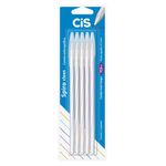 Caneta Esf Cis Spiro Clean 0,7MM Conjunto C/5 Cores