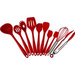 KIT SILICONE10 PEÇAS VERMELHO - MORI