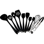 KIT SILICONE10 PEÇAS PRETO - MORI