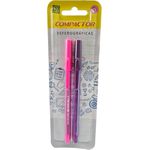 ESFEROGRÁFICA 07 COR PINK/VIOLETA