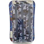 ESTOJO ESCOLAR CAMUFLADO AZUL 3 ZÍPERES DATERRA