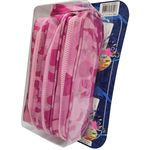ESTOJO ESCOLAR CAMUFLADO ROSA 3 ZÍPERES DATERRA