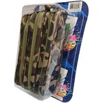 ESTOJO ESCOLAR CAMUFLADO VERDE 3 ZÍPERES DATERRA