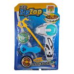 PIÃO ZIP ZAP COM LUZ LANÇADOR - verde - DM Toys