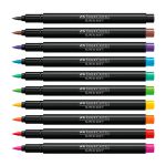CANETA BRUSH SUPERSOFT 10 CORES FABER CASTELL
