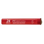 GRAFITE POLYMER 0.5MM - HB MEDIA - C/24 MINAS FABER CASTELL