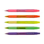 CANETA ESF. POLY RADIANT COLORS RT 0.7MM C/5 CORES FABER CASTELL