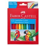 CANETA HIDROCOR 12 CORES FABER CASTELL