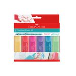 MARCA TEXTO C/6 CORES PASTEL FABER CASTELL