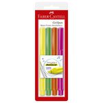 CANETA MARCA TEXTO - 4 CORES NEON FABER CASTELL