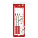 LAPIS GRAFITE JUMBO HB - CTL C/3 FABER CASTELL