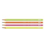 ECOLAPIS GRAFITE Nº2 NEON - CTL C/4 FABER CASTELL