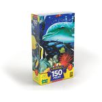 QUEBRA CABEÇA AMIGOS DO MAR 150 PEÇAS - GROW