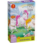 QUEBRA CABEÇA UNICORNIOS 60 PEÇAS - GROW 