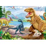 QUEBRA CABEÇA T-REX 60 PEÇAS - GROW