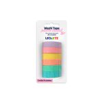 WASHI TAPE PASTEL TREND BRILHO 12,5MMX3M 6 UND
