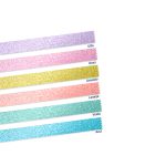 WASHI TAPE PASTEL TREND BRILHO 12,5MMX3M 6 UND