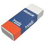 BORRACHA NATURAL MERCUR BRANCA COM CAPA DE PAPEL