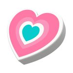 BORRACHA TR FUN MERCUR CORAÇÃO - CORAÇÃO