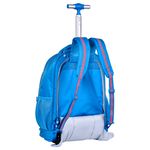 KIT MOCHILA RODINHA REBECCA BOMBOM AZUL - CLIO