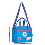 KIT MOCHILA RODINHA REBECCA BOMBOM AZUL - CLIO
