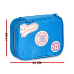 KIT MOCHILA RODINHA REBECCA BOMBOM AZUL - CLIO