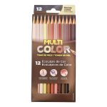 ECOLAPIS DE COLORIR TONS DE PELE MULTICOLOR 12 CORES