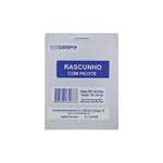 RASCUNHO COM PICOTE PEQUENO C/80 FOLHAS - SIDGRAPH