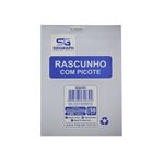 RASCUNHO COM PICOTE MÉDIO C/100 FOLHAS - SIDGRAPH