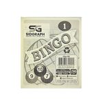 CARTELA DE BINGO C/ 100 FOLHAS AMARARELAS - SIDGRAPH