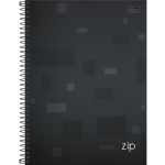 CADERNO UNIV. 10 MATERIAS ZIP PRETO - TILIBRA