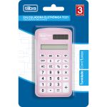 CALCULADORA DE BOLSO TILIBRA TC21 COR ROSA