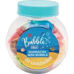 MINI BORRACHA BUBBLE TILIBRA - POTE COM 20 UNIDS