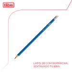 LAPiS 2B COM BORRACHA SEXTAVADO TILIBRA