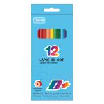 LAPIS COR SEXTAVADO 12 CORES D+ TILIBRA