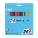 LAPIS COR SEXTAVADO 24 CORES D+ TILIBRA