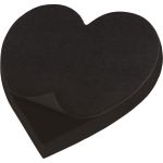 BLOCO ADESIVO TILINOTES CORAÇÃO COR PRETA TILIBRA 50 FLS