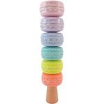 MARCADOR DE TEXTO MACARON TROCA PONTA C/6 CORES VMP