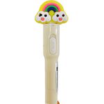 LAPISEIRA CUTE 0.7MM "COM LUZ" CORPO AMARELO