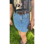 Saia Jeans com brilho