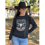 Moletom Wild West Rodeo - Preto