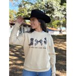 Moletom Feminino Yhe Only Love I Ever Need - Vanilla