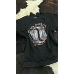 Moletom Feminino Just a Girl Who Loves Horses - Preto