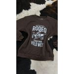 Moletom Feminino Rodeo Tradicional Wild West - Marrom