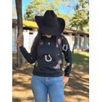 Moletom Feminino Country Life - Preto