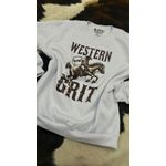 Moletom Feminono Western Grit - Branco