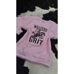 Moletom Feminino Western Grit - Rosa BB